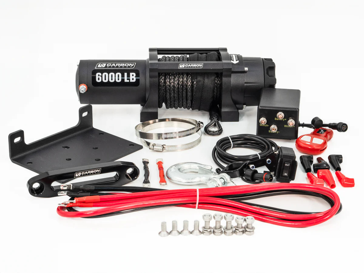 Carbon Offroad 6000lb ATV/Small 4X4 Winch