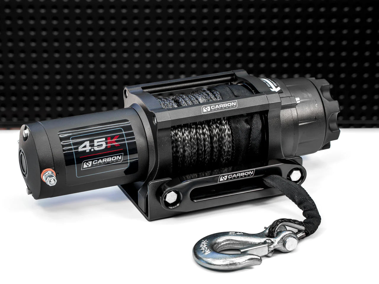 Carbon 4.5k 4500lb ATV/Trailer Winch