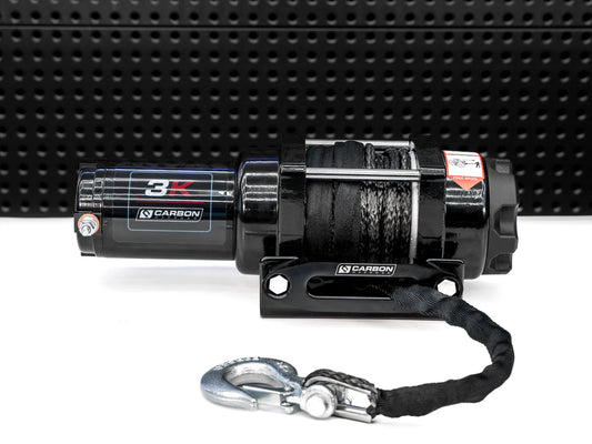 Carbon 3.0k 3000lb ATV/Trailer Winch