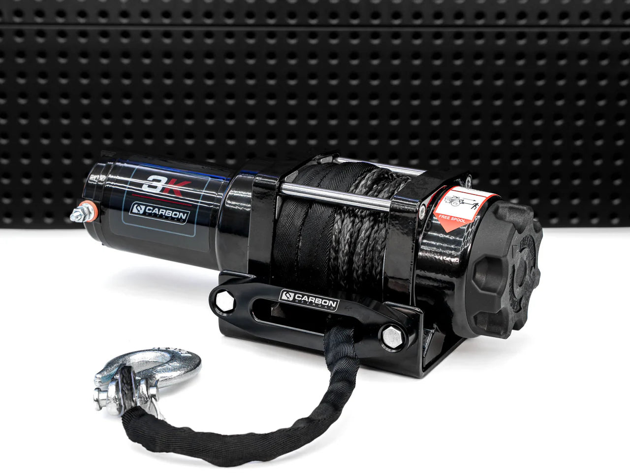 Carbon 3.0k 3000lb ATV/Trailer Winch