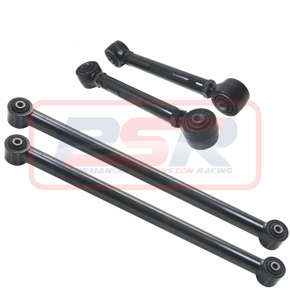 Nissan Patrol GQ & GU Adjustable Upper & Fixed Length Lower Trailing Arm Kit (686mm) 2-4" Lift