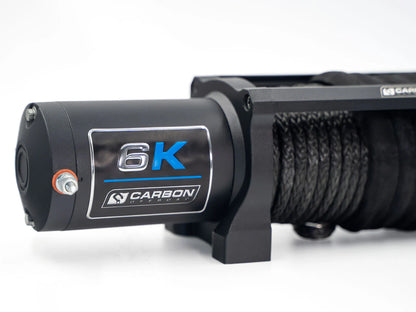 Carbon Offroad Long Drum 6000lb ATV/Small 4X4 Winch